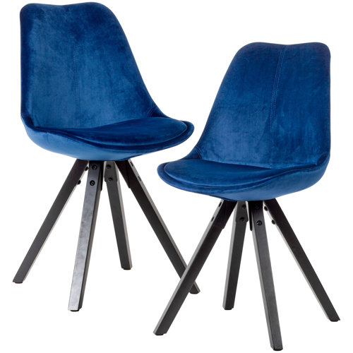 Esszimmerstuhl Set Galey Brayden Studio Polsterfarbe: Dunkelblau Esszimmerstuhl Set Galey Brayden Studio Polsterfarbe: Dunkelblau